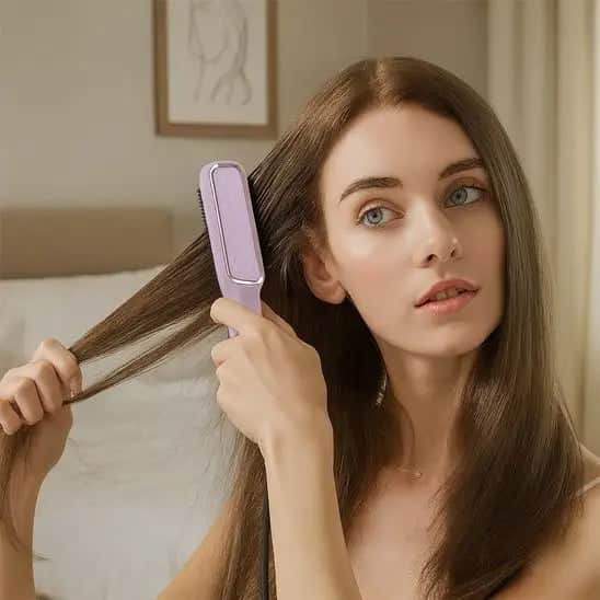 Brosse chauffante 