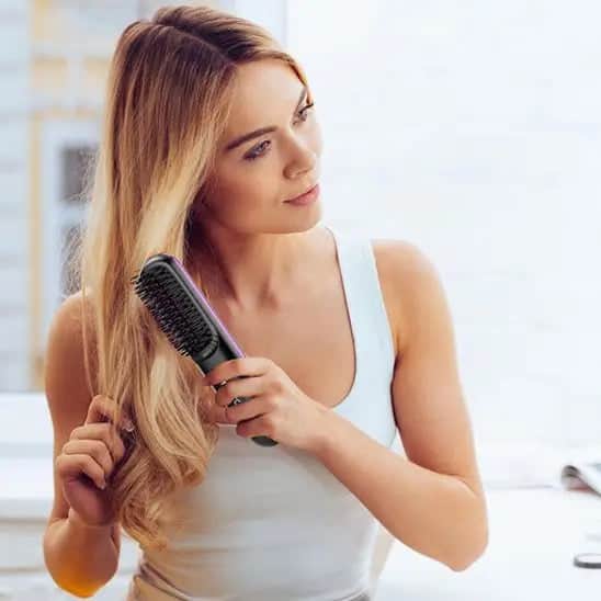 Brosse chauffante 