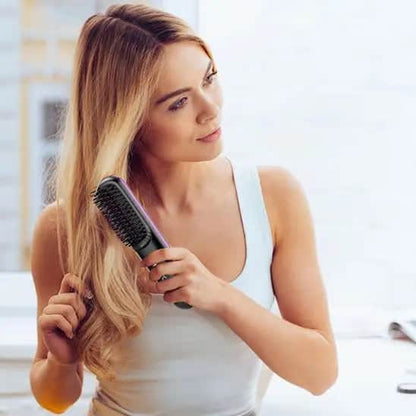 Brosse chauffante 