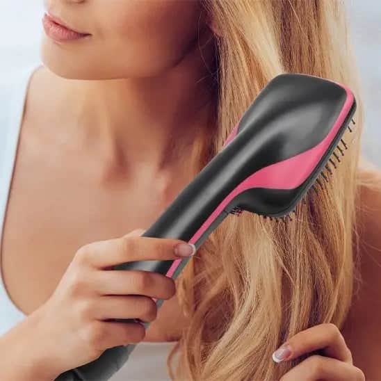 Brosse chauffante 