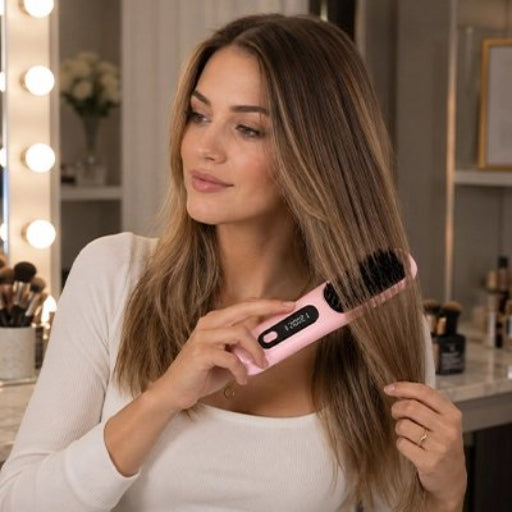 Brosse lissante chauffante