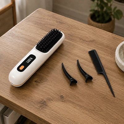 Brosse lissante chauffante